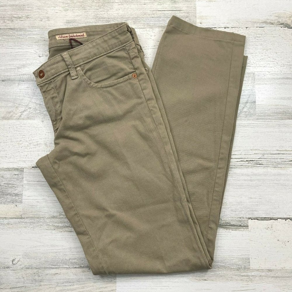 AG Adriano Goldschmied The Dietrich Khaki Jeans Lo
